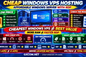 Cheap Windows VPS Hosting Affordable Windows Server With RDP CPU RAM NVMe and Licensing Compared