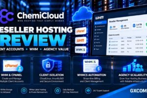 ChemiCloud Reseller Hosting review covering WHM, cPanel client accounts, billing automation and agency hosting value