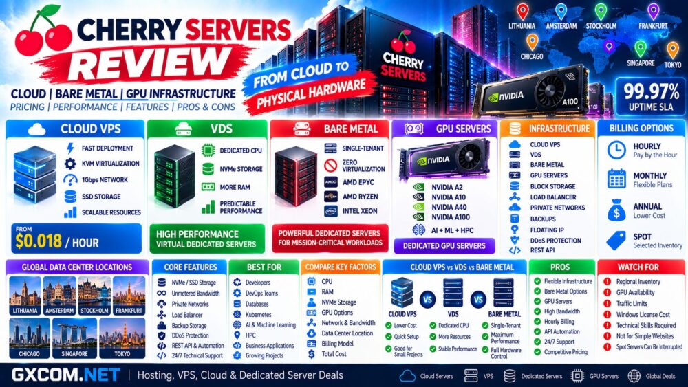 Cherry Servers Review: Cloud, Bare Metal and GPU Infrastructure Compared