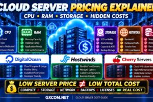 云服务器定价详解：CPU、内存、存储、带宽、备份及隐性成本