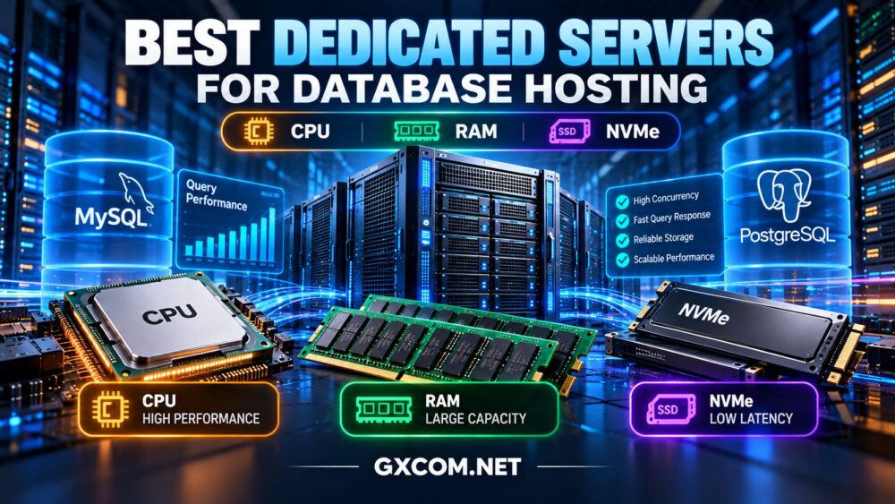 Best Dedicated Servers for Database Hosting: CPU, RAM and NVMe