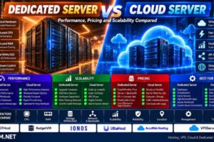Dedicated Server vs Cloud Server: Performance, Pricing and Scalability Compared