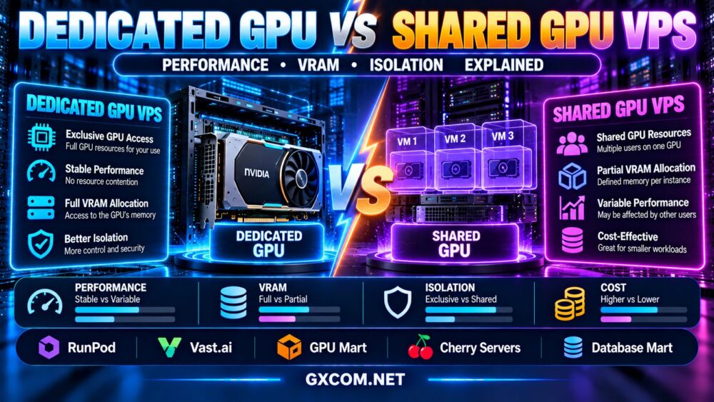 Dedicated GPU vs Shared GPU VPS: Performance, VRAM and Isolation Explained