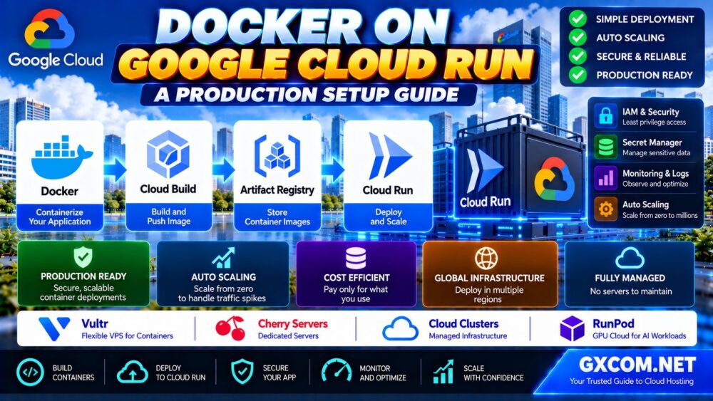 How to Deploy Docker Containers on Google Cloud Run Production Setup Cloud Build Artifact Registry IAM Security Autoscaling and Monitoring