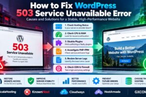 如何修复 WordPress 503 服务不可用错误