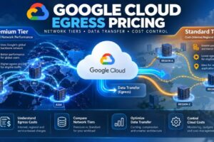 Google Cloud egress pricing comparison showing Premium and Standard network tiers, internet data transfer and cloud networking costs