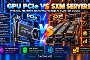 GPU PCIe 与 SXM 服务器对比分析：涵盖 NVLink、NVSwitch、HBM 内存带宽、AI 训练性能及 GPU 集群成本