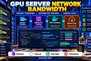 GPU server network bandwidth for AI dataset transfers distributed GPU training and cloud egress cost comparison