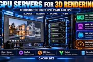 GPU Servers for 3D Rendering: Choosing the Right GPU, VRAM and CPU