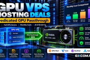GPU VPS 托管方案对比：专用的 PCIe GPU 直通、NVIDIA GPU 内存、虚拟服务器隔离以及月租费用