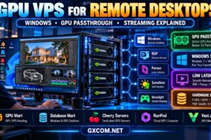 GPU VPS for Remote Desktops: Windows, GPU Passthrough and Streaming Explained