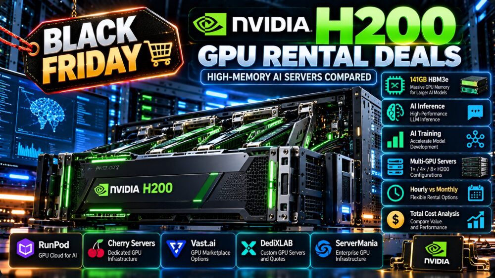 NVIDIA H200 GPU 租赁方案：大内存 AI 服务器对比