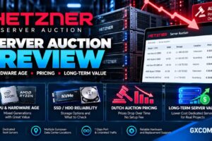 Hetzner Server Auction review covering refurbished dedicated servers, CPU age, SSD and HDD reliability, auction pricing and long-term value