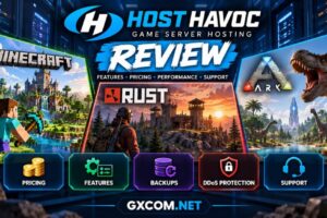 Host Havoc game server hosting review covering Minecraft Rust ARK pricing control panels backups and security