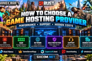 How to choose a game hosting provider by comparing CPU performance, RAM, network latency, technical support, backups and hidden costs