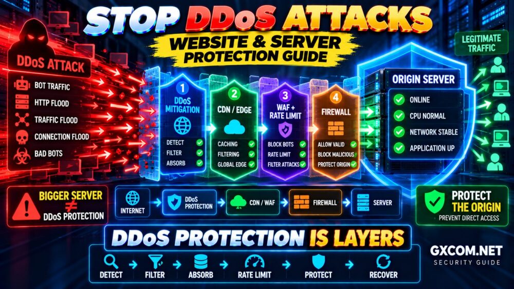 How to Prevent DDoS Attacks Website and Server Protection Guide