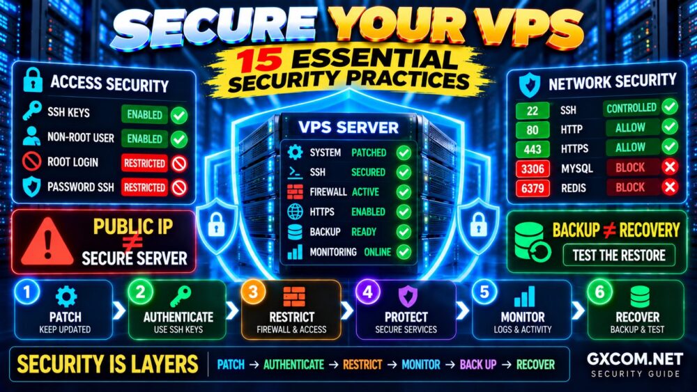 How to Secure a VPS with 15 Essential Server Security Best Practices