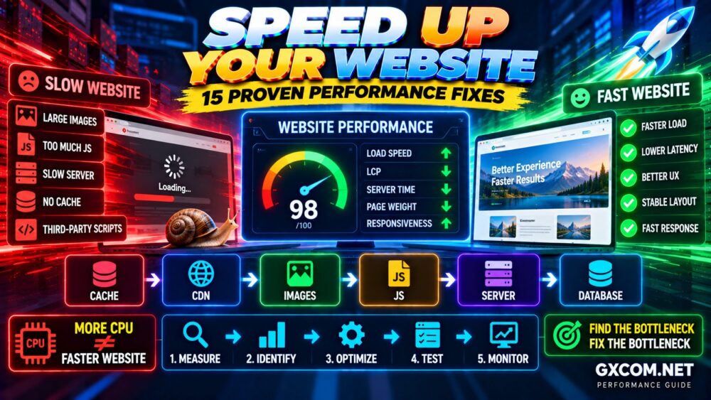 How to Speed Up a Website and Improve Website Performance