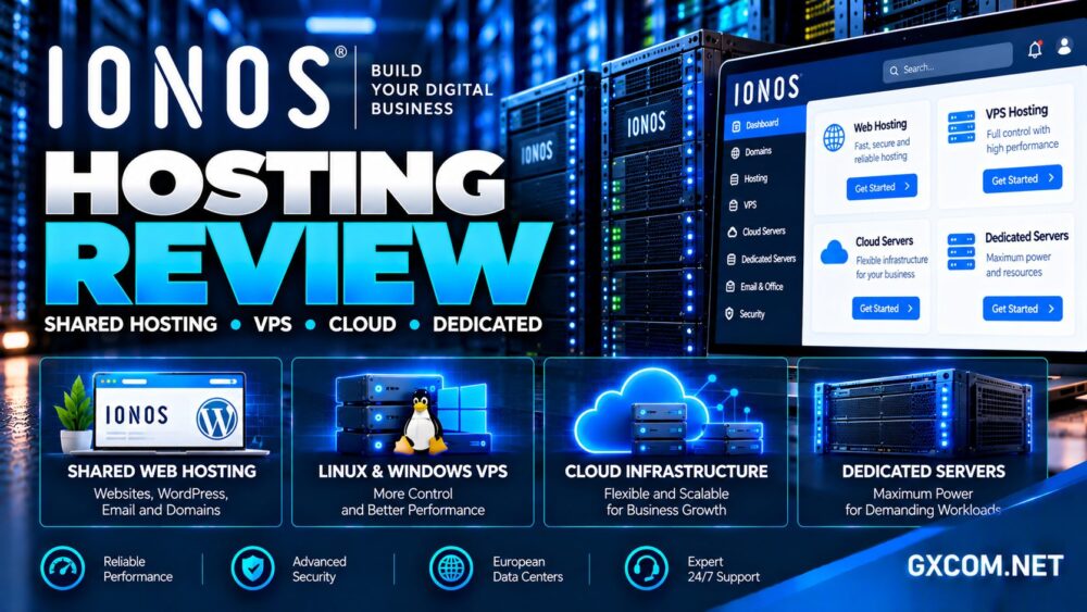 IONOS 主机评测:对比共享虚拟主机、Linux 和 Windows VPS、云服务器、独立服务器以及长期企业主机成本