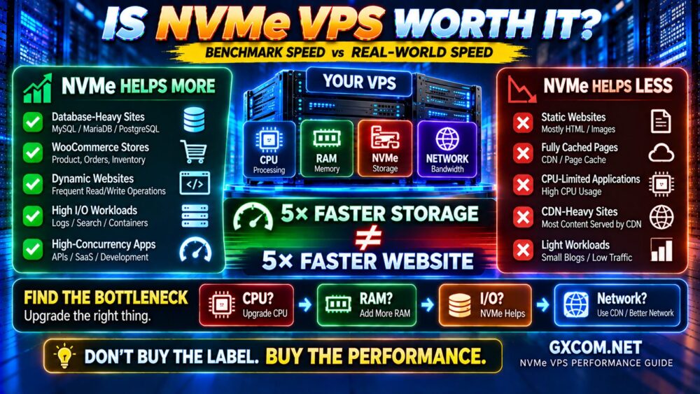 NVMe VPS 值得购买吗？与普通 SSD VPS 的实际性能对比