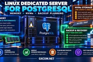 适用于 PostgreSQL 的 Linux 专用服务器，具备内存缓存、NVMe 数据库存储、WAL 归档以及备份与恢复规划