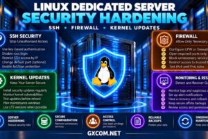 通过 SSH 身份验证、防火墙保护、内核安全更新和服务器监控来强化 Linux 专用服务器的安全性