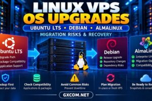Linux VPS OS Upgrades Ubuntu LTS Debian AlmaLinux Migration Risks