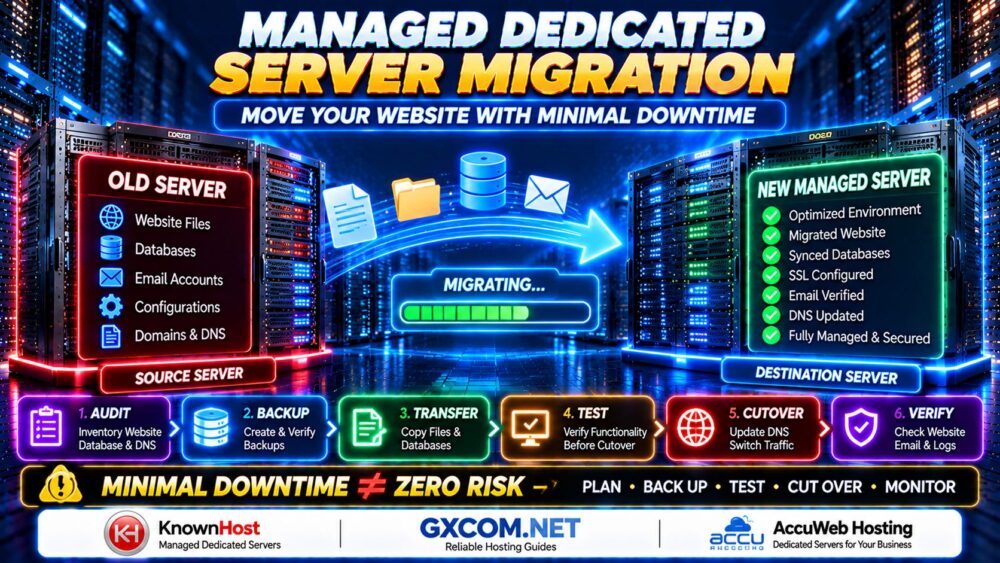 Managed Dedicated Server Migration Guide for Website Transfer DNS Cutover Backups and Minimal Downtime