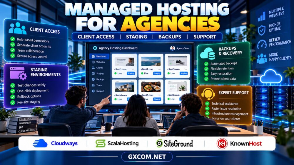 Managed Hosting for Agencies Client Access Staging Backups and Support