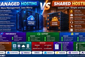 Managed Hosting vs Shared Hosting Performance Support and Cost Comparison