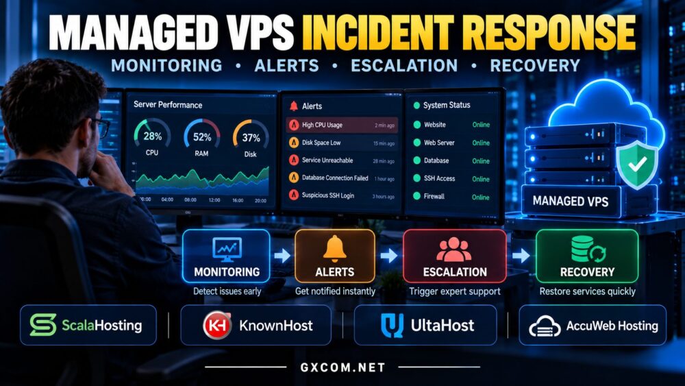 Managed VPS Incident Response Monitoring Alerts Escalation and Server Recovery
