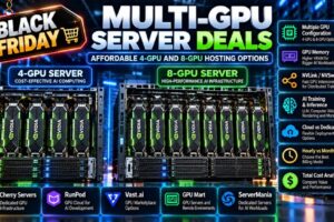 多GPU服务器优惠：经济实惠的4 GPU和8 GPU托管方案