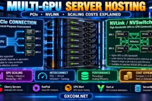 Multi-GPU Server Hosting: PCIe, NVLink and Scaling Costs Explained