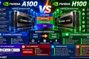 NVIDIA A100 vs H100 AI Training Inference Performance and GPU Cost Comparison