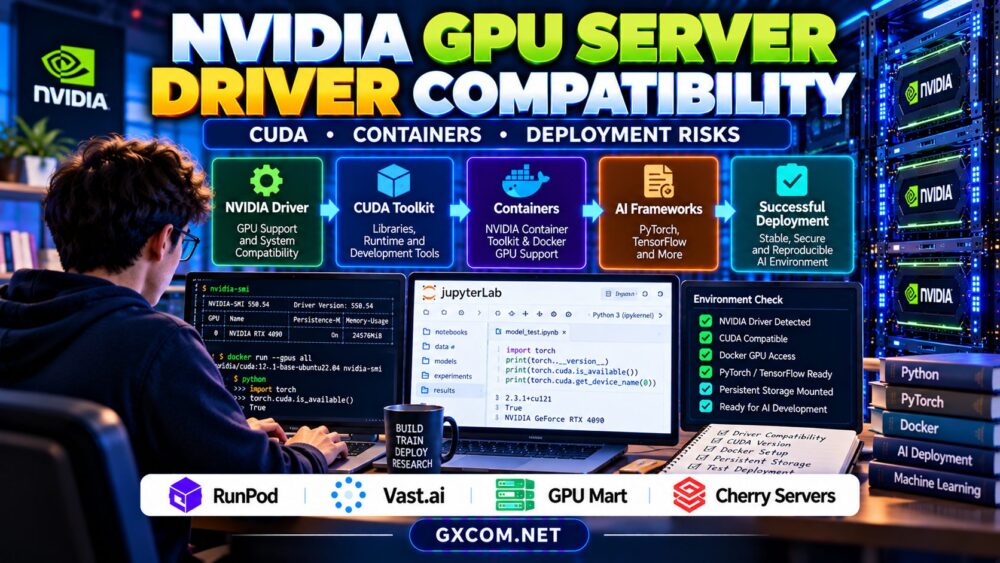 NVIDIA GPU server driver compatibility with CUDA Docker containers and AI deployment risk management