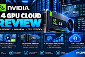 NVIDIA L4 GPU Cloud review comparing 24GB GDDR6 memory, AV1 video encoding, AI inference performance and cloud GPU cost efficiency