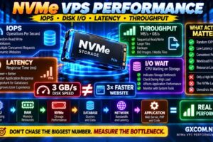 通过 IOPS、磁盘 I/O 吞吐量、延迟和 I/O 等待解析 NVMe VPS 性能