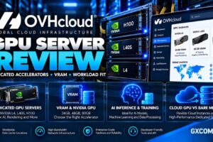 OVHcloud GPU 服务器评测，涵盖 NVIDIA 专用加速器、GPU 显存、AI 推理、云 GPU 实例以及工作负载适用性
