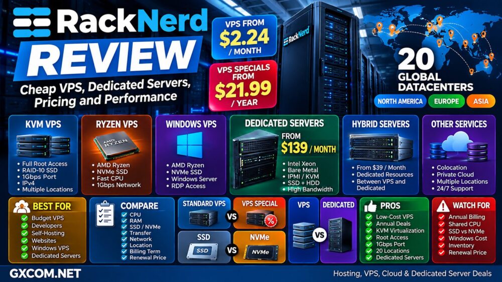 RackNerd Review: Cheap VPS, Dedicated Servers, Pricing and Performance