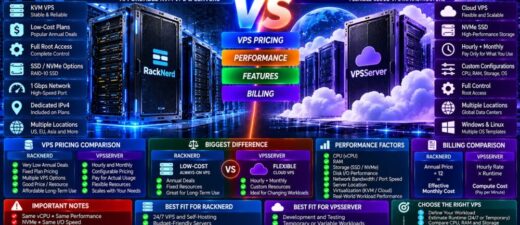 RackNerd vs VPSServer VPS Pricing Performance Features and Cloud Server Comparison