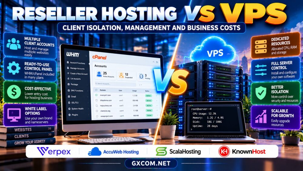 Reseller Hosting vs VPS Client Isolation Management and Business Costs