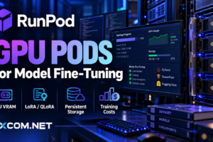 RunPod GPU Pods 用于模型微调，支持 GPU 显存、LoRA 和 QLoRA 训练、持久化存储及训练费用