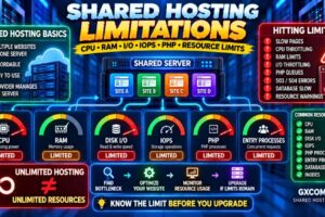 Shared Hosting Limitations CPU RAM Disk I/O IOPS PHP and Resource Limits Explained