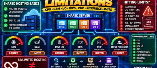 Shared Hosting Limitations CPU RAM Disk I/O IOPS PHP and Resource Limits Explained