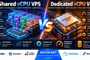共享 vCPU 与专用 vCPU VPS：性能隔离、CPU 限制及实际成本