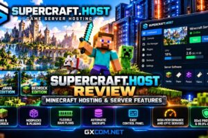 Supercraft.host《我的世界》主机评测：涵盖Java和基岩版服务器、模组包、内存套餐、备份及控制面板