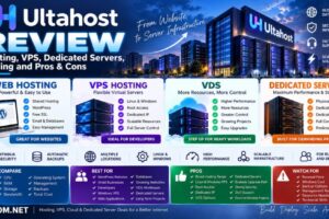 UltaHost Review: Hosting, VPS, Dedicated Servers, Pricing and Pros & Cons