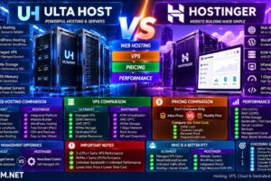 UltaHost vs Hostinger Web Hosting VPS Pricing and Performance Comparison