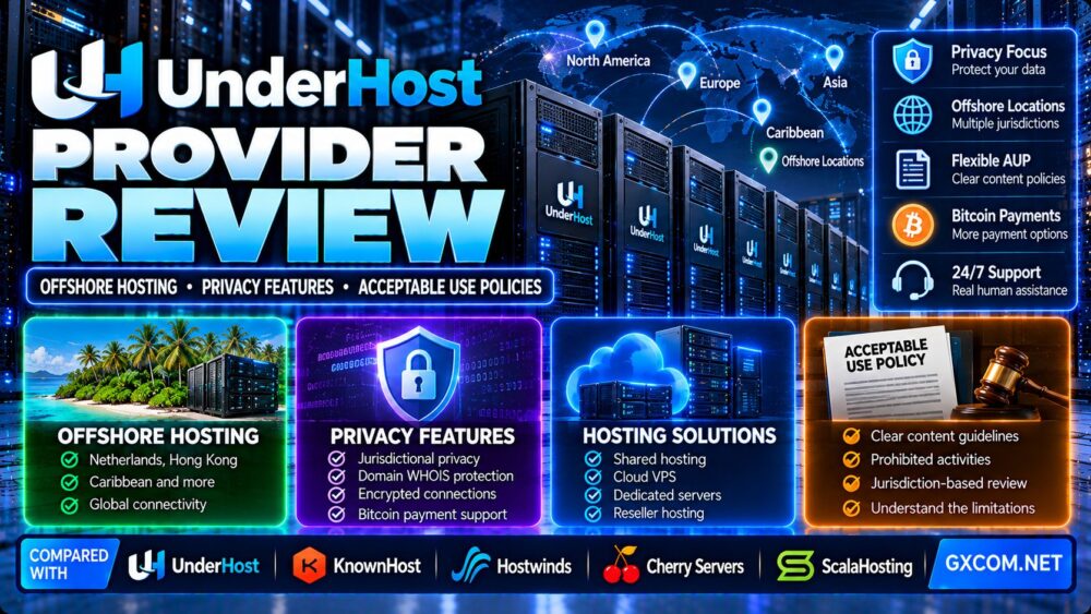 UnderHost Review: Offshore Hosting, Privacy Features and Acceptable Use Policies
