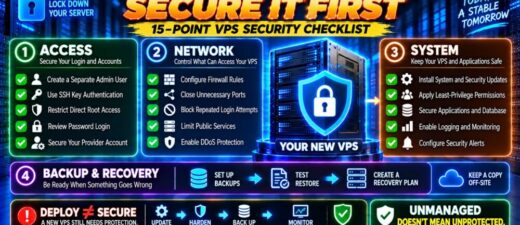Unmanaged VPS Security Checklist 15 Things to Do After Server Deployment